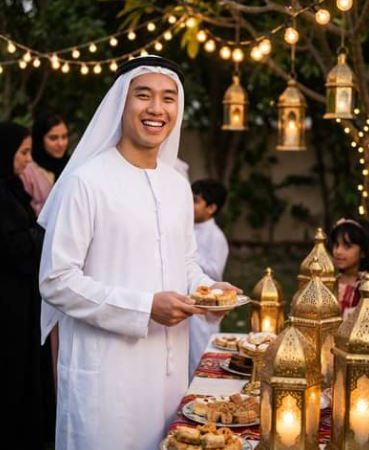 Eid atmosphere shines with joy