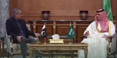 In meeting with Naqvi, Saudi counterpart lauds Pakistan's regional de-escalation efforts