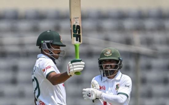First Test: Bangladesh dominate as Pakistan bowlers struggle on opening day
