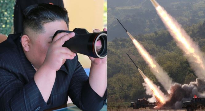 North Korea fires projectiles