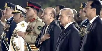 Main Marka-e-Haq ceremony gets underway at Pakistan Monument
