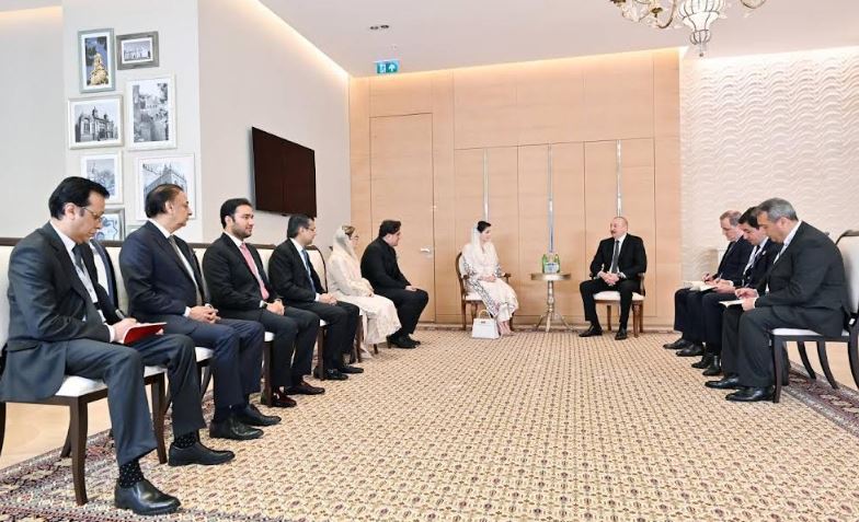 Maryam meets President Ilham Pakistan, Azerbaijan resolve to further strengthen relations