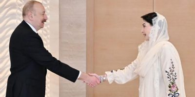 Maryam meets President Ilham Pakistan, Azerbaijan resolve to further strengthen relations