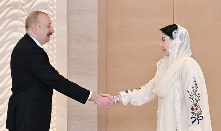 Maryam meets President Ilham Pakistan, Azerbaijan resolve to further strengthen relations