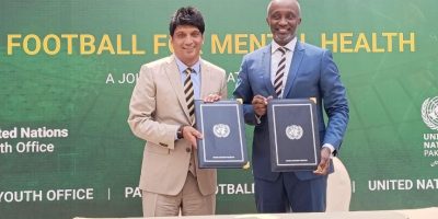 PFF, UN Pakistan launch Football for mental health initiative