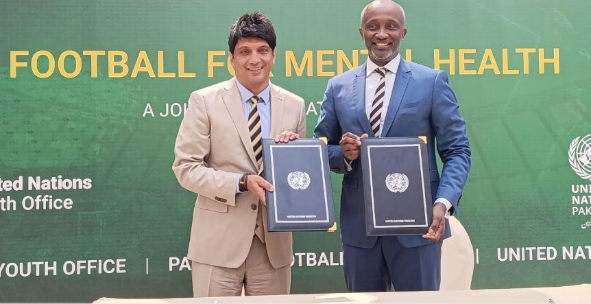 PFF, UN Pakistan launch Football for mental health initiative