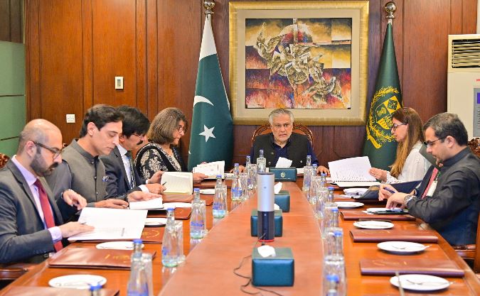 Ishaq Dar chairs session with Foreign Secretary Amna Baloch