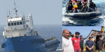 Pakistan Navy rescues Indian, Indonesian crew stranded at sea