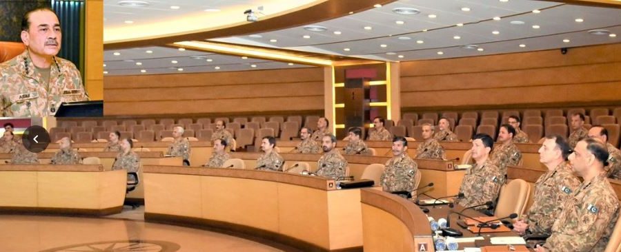 COAS chairs 275th Corps Commanders’ Conference at GHQ