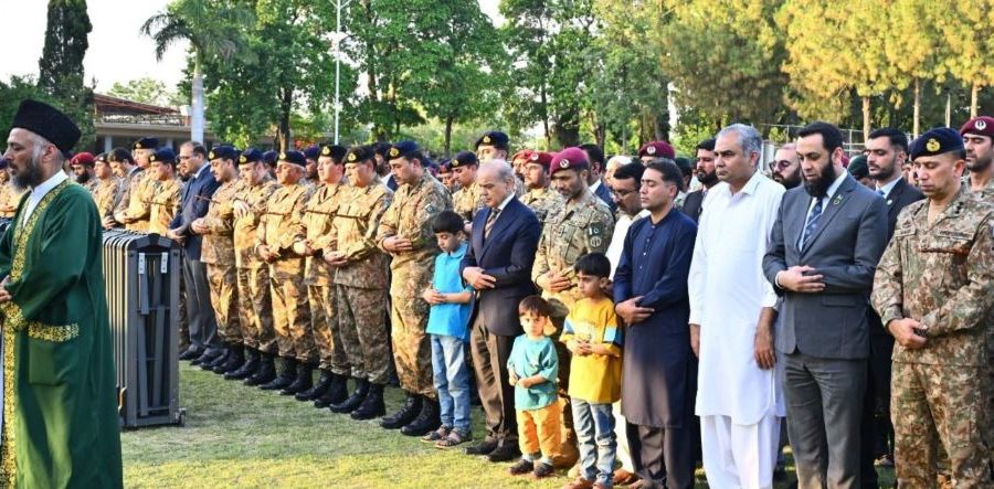 PM Shehbaz, COAS Asim Munir attend shaheed officer’s funeral prayer