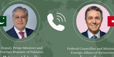 Ishaq Dar, Swiss FM express hope for US-Iran stability