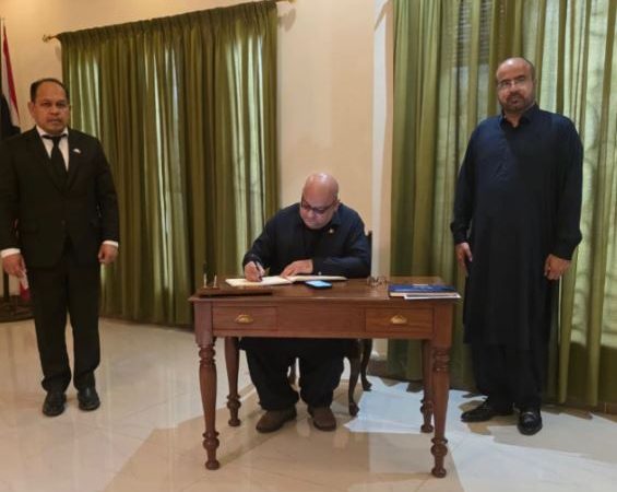 PRBC signs the Royal Thai Consulate’s Book of Condolence standing with Thailand in mourning