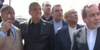 Iranian President Pezeshkian touches down in Islamabad, set to meet top leadership