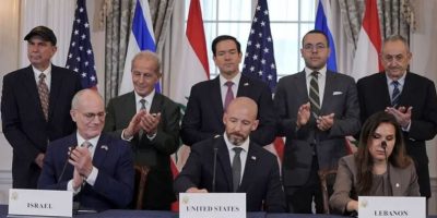 Lebanon, Israel, US sign trilateral framework agreement in Washington