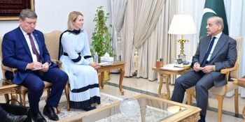 Prime Minister Shehbaz meets EU High Representative Kaja Kallas