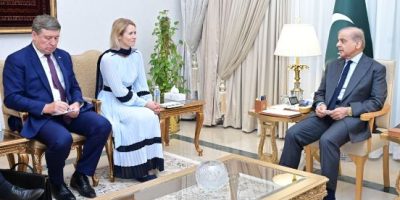 Prime Minister Shehbaz meets EU High Representative Kaja Kallas