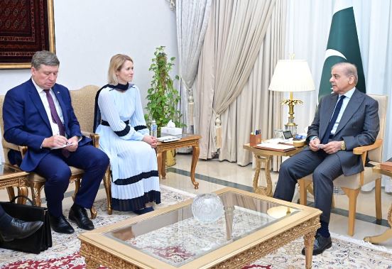 Prime Minister Shehbaz meets EU High Representative Kaja Kallas