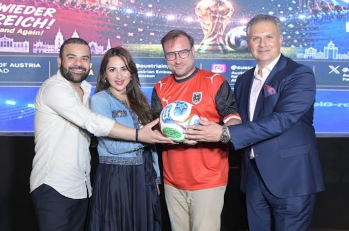Ambassador Kutschera turns lawn into fan zone for FIFA Football World Cup 2026