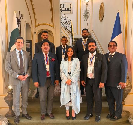 Pakistani business delegation meets Ambassador Mumtaz Zahra in Paris
