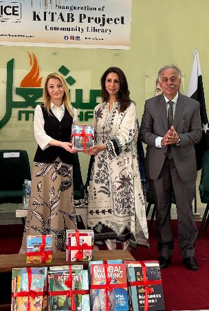 DICE Forum, Bulgaria Embassy donate books to Mashal School