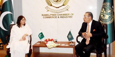 Hinza Asif meets President RCCI