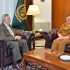 Italian ambassador bids farewell to Deputy PM Ishaq Dar