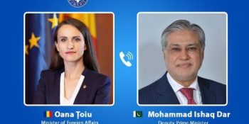 Deputy PM Dar briefs Romanian FM on Middle East peace progress