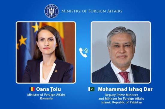 Deputy PM Dar briefs Romanian FM on Middle East peace progress