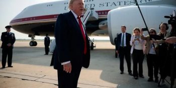 Trump says the US and Iran getting along very well