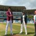 First Test: West Indies win toss, elect to bat first against Pakistan