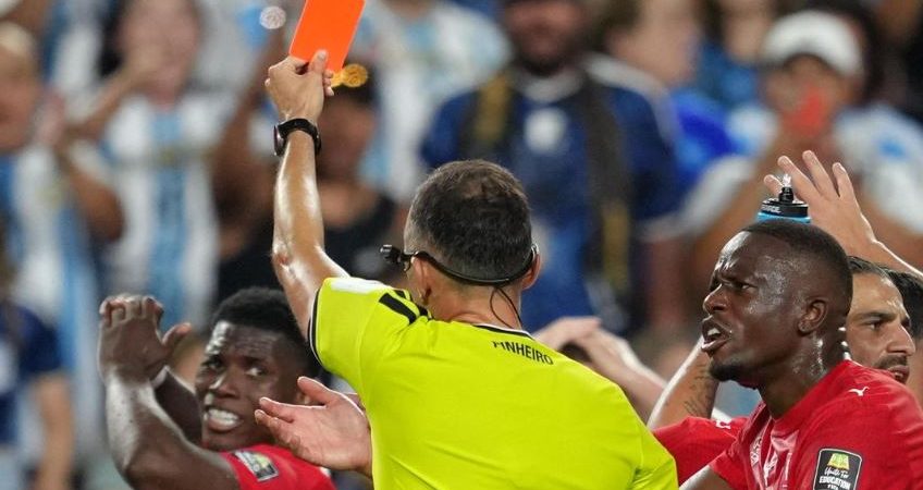 ‘Unacceptable’: Switzerland coach fumes after Breel Embolo red card in loss to Argentina