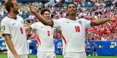 Bellingham scores twice to lift England past Haaland