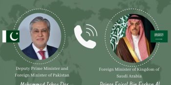 DPM, Saudi FM call for de-escalation in region