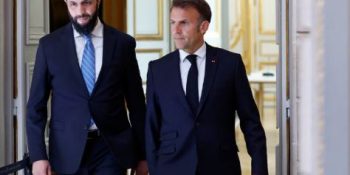 Macron arrives in Syria