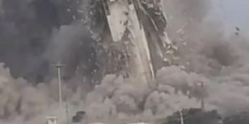 US military says it destroyed Iranian port surveillance tower