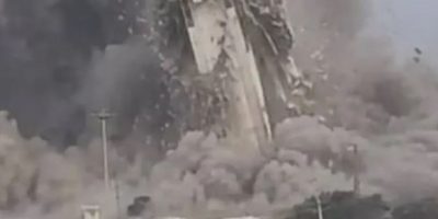 US military says it destroyed Iranian port surveillance tower