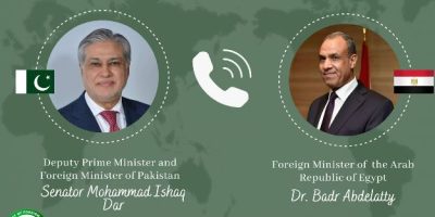 Pakistan, Egypt vow joint diplomatic support for Palestinians