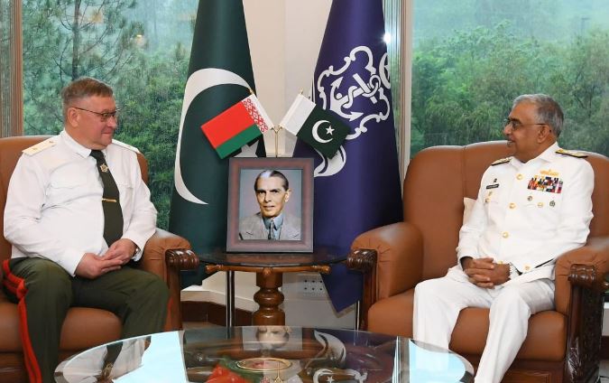 Belarus General lauds Pakistan Navy's maritime security efforts