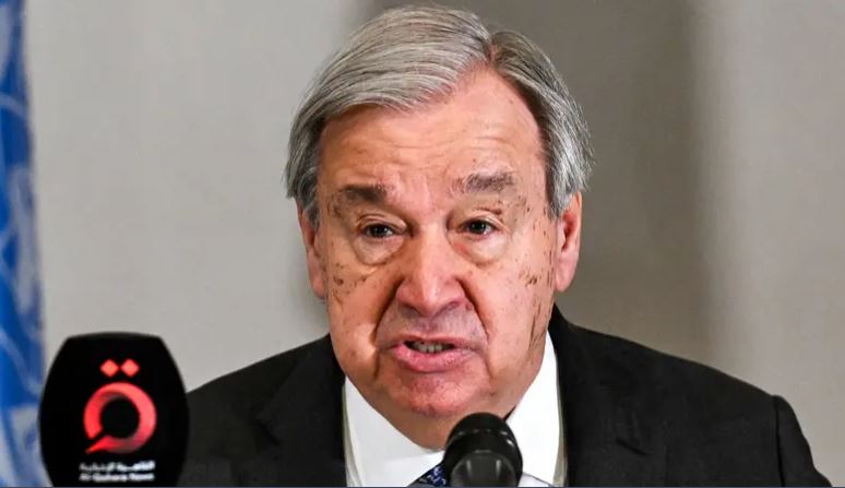 UN chief urges immediate removal of all Syria sanctions