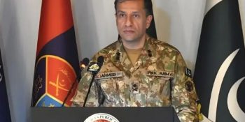 ISPR DG addresses press conference on counterterrorism, security situation