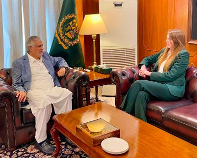 UK envoy meets Deputy PM Ishaq Dar