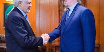 Pakistan wants peaceful resolution of all issues: Dar Russian Envoy Meets Deputy Prime Minister Ishaq Dar