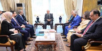 Syrian Foreign Minister calls on PM Shehbaz Sharif