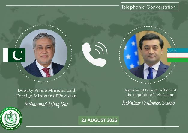 Ishaq Dar, Uzbek FM discuss bilateral cooperation