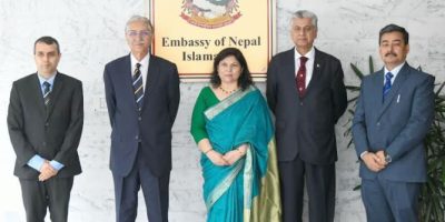 President’s representatives visit Nepal Embassy to convey solidarity