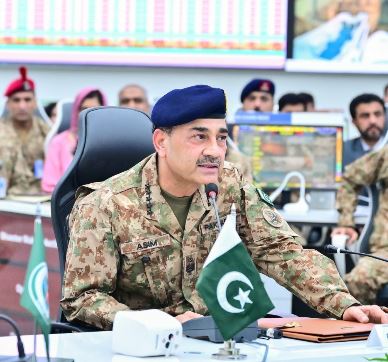 Army chief briefed on "Disaster Lens 2026" monsoon monitoring