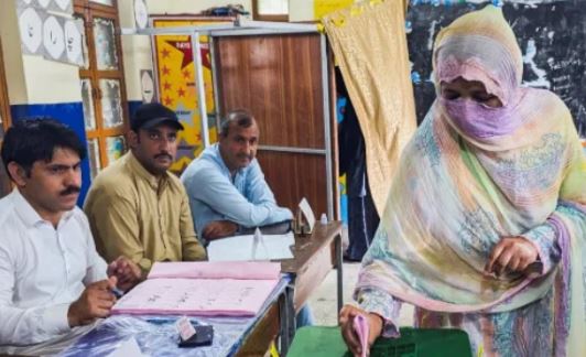 Balloting underway at 23 polling stations in two constituencies of AJK's Bagh