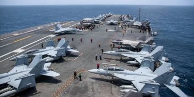 New US carrier strike group arrives in Middle East: Military