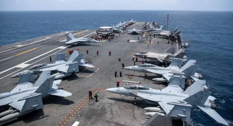 New US carrier strike group arrives in Middle East: Military