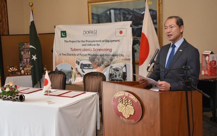 Japan grants $142,500 for TB Screening in Pakistan